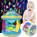 Baby Toys 6 to 12 Months - Musical Projector Rotating Light Up Toys, Tummy Time for Infant 12-18 Months, Learning Toys for Toddler 1 2 3 Years Old, Birthday Gifts for Boys Girls 0-3-6-9-12-18 Months