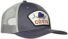 Costa Del Mar Camionista Cappello, Pesce Vela Erica Blu Navy, Taglia Unica Unisex-Adulto