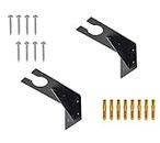 lxkj Wall Mount Rack for EGO Trimmer, Wall Hanging Holder for EGO Tools, Heavy-Duty Wall Hanging Holder for Garden Power Tools, Garage Storage Organizer, Storage Hooks for Trimmer (2 Pack Black)