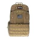 G.P.S. Tactical Range Backpack -Tan , 12x10x6