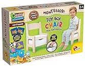 Lisciani Giochi - Montessori Wood Toy box chair