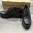 NWB Dr Martens Womens LEONA LO Black Platform Shoes Oxford Sz US 9 UK 7 EUR 41