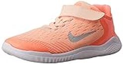 Nike Girls' Free Run 2018 Running Shoes, Pink Crimson Tint Gunsmoke Crimson 800, 27.5 EU