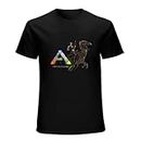 Ark Survival Evolved Game Mens T-Shirt Black Graphic Unisex Tee Shirt M