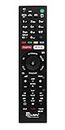 LRIPL Remote Control for Sony Bravia Smart LED LCD HD UHD TV with Google Play YouTube and Netflix Button Black