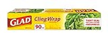 Glad ClingWrap Plastic Wrap, 90 Metre Roll, Made in Canada of Global Components