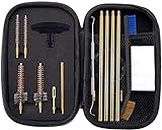 BOOSTEADY Pro .223/5.56 Rifle Gun Cleaning Kit with Bore Chamber Brushes Cleaning Pick Kit, Brass Cleaning Rod in Zippered Organizer Compact Case