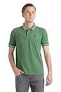 Peter England Men's Regular Polo Shirt (PCKPSRGP483904_Green XL)