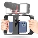 ULANZI U Rig Pro Smartphone Video Rig, Filmmaking Case, Phone Video Stabilizer Grip Tripod Mount for Videomaker Film-Maker Video-grapher for iPhone Xs XS Max XR iPhone X 8 Plus Samsung