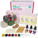 Scented Candle Making Kits for Adults - Personalized Mothers Day Gifts, Gifts for Women, Birthday Gifts for Mom & Teen Girls Gifts - Fun Adult Crafts and Hobbies Kits Women - Soy Wax Candle Making Kit
