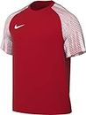 Nike M NK DF Academy JSY SS T-Shirt, University Red/White/White, L para Hombre