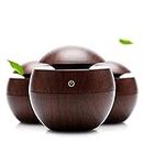 Shyam Export® Wooden Cool Mist Humidifiers Essential Oil Diffuser Aroma Air Humidifier with Colorful Change for Car, Office, Babies, humidifiers for Home, air humidifier for Room (Multi)