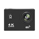 V88R® 16MP 4K HD Digital Action Camera Supports HDMI & Wi-Fi Camera for Photography Wide Angle Display Vlogging Camera Waterproof up to 30m WiFi Sports Camera