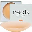 NEATS Nipple Covers for Women, Hypoallergenic Adhesive & Reusable Breast Pasties Champagne