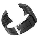 arythe Silicone Wrist Band Replacement Strap for Polar M400 M430 Smart Watch Black