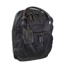 Lipault Black Nylon Wheeled Carry-On Luggage Many Pockets 18"x14"x8"