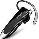 Bluetooth Earpiece Wireless Bluetooth Headset Handsfree 1440 Hours Standby Time with Noise Cancelling in-Ear Earbuds for Business/Office/Driving, Compatible iPhone/Android/Samsung Cellphone(Black)