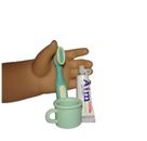 Toothbrush Cup Toothpaste Dental 18" Doll Clothes Accessory For American Girl