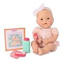 Baby Sweetheart by Battat BG7003Z - Bath Time 12-inch Soft-Body Newborn Baby Doll with Easy-to-Read Story Book and Accessories