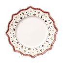 Villeroy & Boch Delight Plate, Porcelain, Multi, Dinner, White