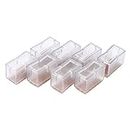 Silicone Chair Pad - 8 Pcs Transparent Furniture Leg Covers for Table Chairs Sofa - Foot Floor Cushion