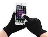 I-Sonite (Black) Universal Unisex One Size Winter Touchscreen Gloves for Fuhu nabi DreamTab HD8