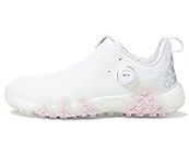 adidas Women's W CODECHAOS 22 BOA Golf Shoe, FTWR White/Silver Met./Clear Pink, 10