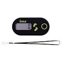 Walking 3D Pedometer Accurate Step Counter Walking Distance Miles/Km Calorie Counter Exercise Time Silent with Clip and Lanyard （ Black ）