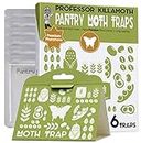 Professor Killamoth Pantry Moth Traps 6 Pack | Child And Pet Safe | No Insecticides | Premium Attractant