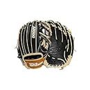 WILSON 2024 A2000 SC1787 11.75” Infield Baseball Glove - Right Hand Throw, Black/Saddle Tan/Blonde