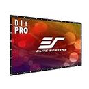 Elite Screens DIY PRO, Indoor Outdoor Portable Projector screen PVC 160-inch 16:9, 8K 4K Ultra HD 3D Movie Theater Cinema 160" Projection Screen with Grommets, Roll-Up Hang Anywhere, DIY160H1