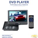 9" Portable DVD CD Multimedia Player USB and RCA Output TV Region Free Remote