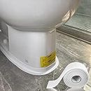 TOUSEA White Caulk Tape for Bath & Kitchen,Caulking Tape for Bathroom Caulking White Self Adhesive Caulk Strip,tub Surround,Toilet Bowl Stick on Gel,Kitchen Countertop (1.5" x 10.5Ft)