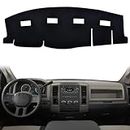 KEEGTBOX Dash Mat Cover Custom Interior Center Console Compatible with Dodge Ram 1500 2500 3500 Truck 2006 2007 2008 2009 Dashboard mat Covers Accessories (2006-2009)