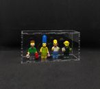 LEGO MINIFIGURA Caja para 4 Juguetes - Moderno Transparente ESTUCHE Organizador para Tienda Juguetes