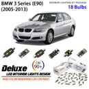 Kit de luces interiores LED para BMW E90 Serie 3 2005-2013 + bombillas matrícula