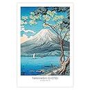 Close Up Takahashi Shotei Poster Plakat Der Fujisan vom Yamanaka-See 61 x 91,5 cm