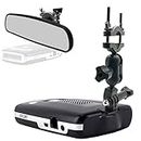 Accessory Basics Car Rear View Mirror Radar Detector Mount for Escort Max/Max 2 / Max II *Require 1" stem Space to Install** (NOT Compatible with MAX360C / Max360 or New MAX3 w/Magnetic Dock Radar)
