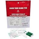 1 x Blood Type Test Kit - Group A, B, RhD Testing - Home EldonCard Tests