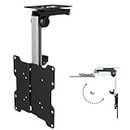 InstallerParts 17"-37" TV Aluminum Ceiling Folding TV Mount for Under Cabinet, RV TV Mount and is a Retractable Mount