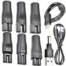 9 PCS Replacement Power Cord 5V Charger USB Adapter Suitable for Electric Hair Clippers, Beard trimmers, Shavers, Beauty Instruments, Desk Lamps, Purifiers.
