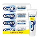 Oral-B Gum & Enamel Pro-Repair Toothpaste, 400 ml (100 ml x 4), Protection for Sensitive Teeth, Shipped In Eco-Friendly Recycled Carton, Original
