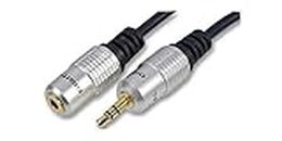 Pro 3.5mm Mini Stereo Jack Headphone Extension Aux Lead Audio Cable 1m 2m 5m 10m (2 Metre), [Importado de Reino Unido]