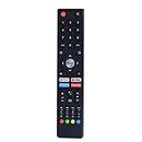 RESORB LED 601 Remote Control Compatible for BPL LCD LED TV, Smart TV Voice Remote Original Suitable for Android 4k Led UHD Hd with Voice Command and Google Assistant Plus 4 OTT Hotkeys - Pairing Must