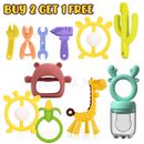 Baby Teether Sensory Teething Relief Baby Pacifier Toothbrush Mittens Toys CE
