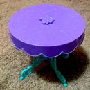 Disney Toys | Disney Fancy Nancy (20” American Girl Doll) Doll Table Purple & Blue | Color: Blue/Purple | Size: 8” Tall