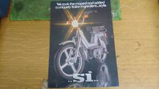 PIAGGIO SI SALES BROCHURE SPECIFICATIONS PAMPHLET 50CC MOPED SCOOTER