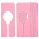 PATIKIL Clothes Dividers for Hanging Clothes, 20 Pack Rectangle Closet Clothing Rack Size Dividers Blank Labels Sorting Rectangular Separator for Closet, Pink