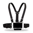 Supkeyer Cellphone Selfie Chest Mount Chest Harness Strap with Cell Phone Clip Compatible with Gopro Hero 8 7 6 5 4 /iPhone 13 12 11 Pro Max Xs XR Max X 8 7 6 / Sony Action Camera