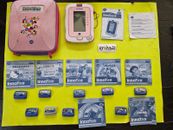 Vtech Innotab 3 Pink Kids Tablet With 9 Games Case Stylus Pen Lot